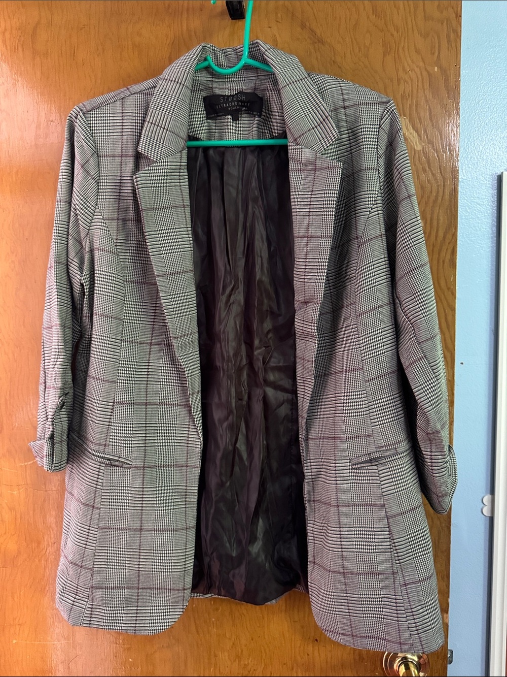 Plaid Blazer